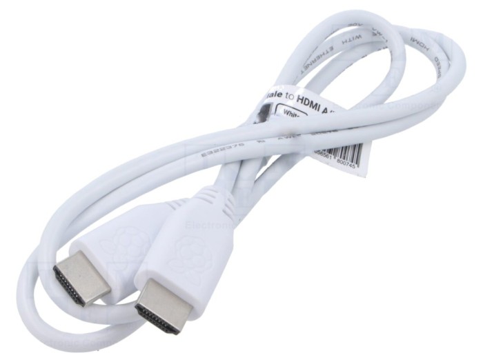 Cablu de conectare alb 1m