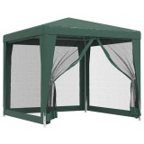 Cumpara ieftin Cort de petrecere cu 4 pereti din plasa, verde, 2,5x2,5 m, HDPE