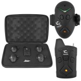 Set 4 avertizoare cu vibratie Baracuda RF5618 + receptor pt pescuit pe Dunare, Swingere