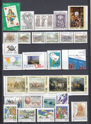 POLONIA 1997 LOT MULTIPLE SERII MNH foto