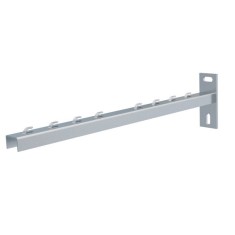 Consola 500x120mm NPZM500 electro-galvanizata suport pentru prindere canal cablu din sarma mesh 400mm, sustinere maxim 75 kg