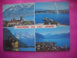 HOPCT 20252 LACUL LEMAN IN 1984 -STAMPILA / TIMBRU -ELVETIA -CIRCULATA