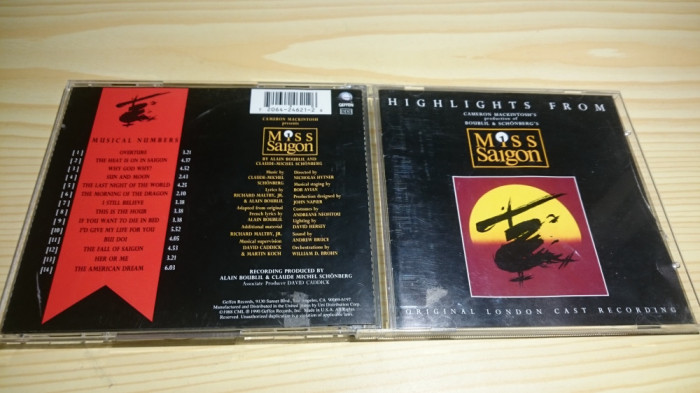 [CDA] Miss Saigon - Highlights from the Music Picture - cd audio