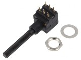 Poten&Aring;&pound;iometru Stereofonic 500k&Icirc;&copy; 200mW THT 6mm