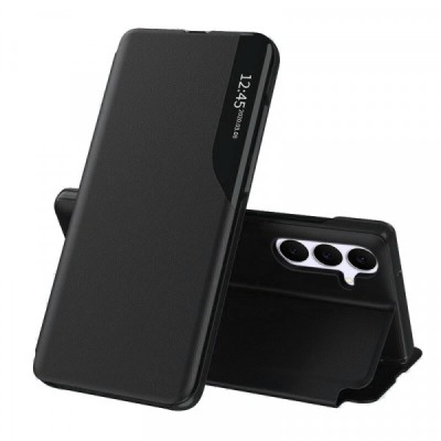 Husa pentru Samsung Galaxy S25 FE, Techsuit, eFold, Neagra foto