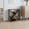 vidaXL Dulap de vinuri, gri, 62x25x62 cm, lemn masiv de pin