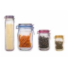 Pungi alimentare, 20 buc., reutilizabile, plastic