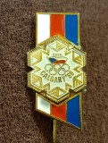 Insigna olimpica - Comitetul Olimpic din CEHOSLOVACIA - CALGARY Jocurile Olimpice de iarnă din 1988