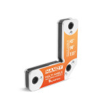 Magnet fixare pentru sudura Handy, 92 x 92 x 14 mm 45-135 grade, tip L, metal, 9 kg