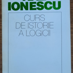 Curs de istoria logicii, Nae Ionescu