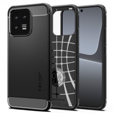 Husa Spigen Rugged Armor pentru Xiaomi 13 Negru Mat