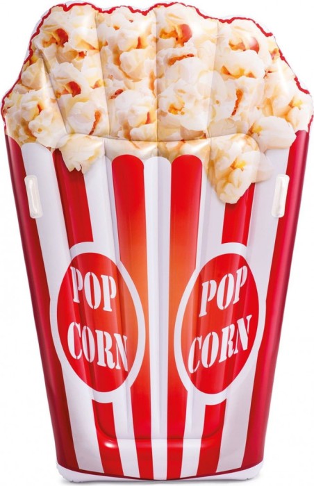 Saltea gonflabila pentru plaja, Popcorn, Intex, 178 &times; 124 cm, 58779