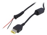 Cablu Slim 2x0,5mm2 Negru 1,2m
