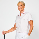 Tricou Polo Golf WW 500 Roz Damă