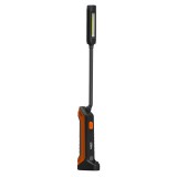 Lampa de atelier reincarcabila 400 lm COB cu lanterna si brat flexibil