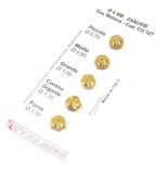 SET DUZE GAZ NATURAL Ă6MM pentru aragaz, cuptor, plita COM