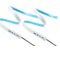 Set banda DRL led 30 cm cu functie de semnalizare 12V