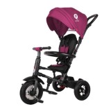 Tricicleta cu roti de cauciuc Qplay Rito Rubber Violet FitLine Training