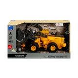 Buldozer cu lumini, sunete si figurina, New Ray, Volvo, 1:32