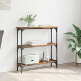 vidaXL Masă de consolă Lemn vechi 75 x 22,5 x 75 cm Lemn compozit 882196