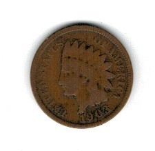 SUA 1903 - 1 cent Indian Head, circulata