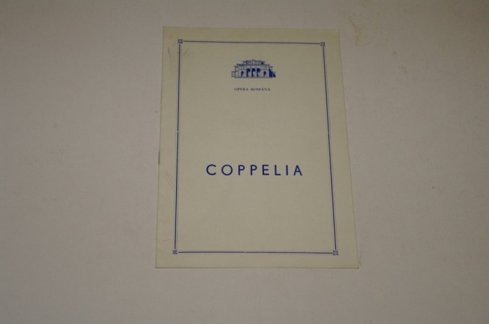 Program Opera Romana - Coppelia - 1969