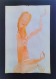 Benedict Ganescu, Portrete, Acuarela, Suprarealism, ALL