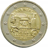 Slovacia moneda comemorativa 2 euro 2023 - 200 ani Posta rapida - UNC