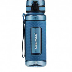 Sticla apa Uzspace Sport Tritan, fara BPA cu capac 800ml albastru Handy KitchenServ
