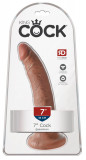 King Cock 7 Fealistic Dildo Maron, 18 cm