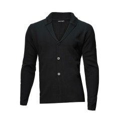 Sacou bărbați tricotat negru PL020