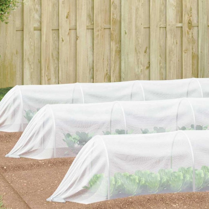 vidaXL Rețea &Icirc;mpotriva Insectelor Alb 2 x 10 m HDPE 42011521
