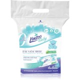 Linteo Baby Pure &amp; Fresh servetele delicate pentru copii big pack 4x80 buc