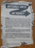 Cumpara ieftin Manifest lansat de Aviatia Regala Britanica si Aviatia Statelor Unite in 1944 peste Romania: Natiunile Unite au vorbit