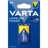 Baterie Varta Longlife Power 6LR61 / 6LP3146, 9V, alcalina, 1 buc