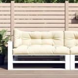 vidaXL Perne de paleți, 3 buc., crem, material textil 314560