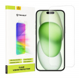 Cumpara ieftin Folie pentru iPhone 15 Plus - Techsuit Clear Vision Glass - Transparent