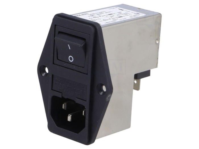 Conector alimentare AC C14 4A 250V