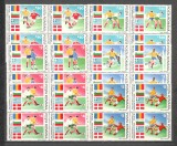 Romania.1990 C.M. de fotbal ITALIA bloc 4 ZR.845