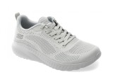 Cumpara ieftin Pantofi sport SKECHERS gri, BOBS SQUAD CHAOS, din matrerial textil