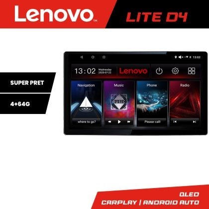 Navigatie Alfa Romeo 159 2005-2011 Lenovo QLED 1K 4+64 WIFI 5Ghz carplay android auto Android Kit-+EDT-LITE-D4-9-4+64 CarStore Technology