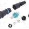 Conector fibra optica, {{Subtip conector}}, 2 pini, BULGIN - PXF6051A