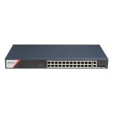 Switch PoE Gigabit Hikvision managed, 24 porturi RJ45, 2 SFP