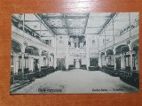 carte postala necirculata baile herculane anul 1929 - casino salon