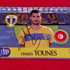 Foto cu autograf original - fotbalistul HAMZA YOUNES (PETROLUL Ploiesti)