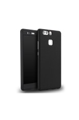 Husa Full TPU 360 grade fata + spate Huawei P9 Lite 2017 / P8 Lite 2017 Negru