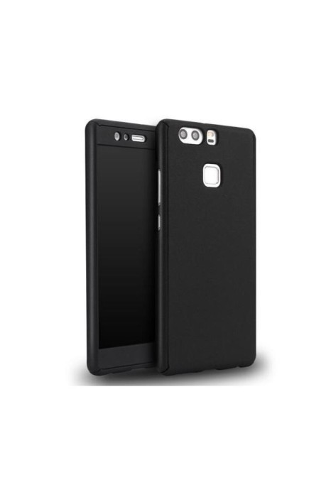 Husa Full TPU 360 grade fata + spate Huawei P9 Lite 2017 / P8 Lite 2017 Negru