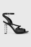 Karl Lagerfeld sandale KOLUMN culoarea negru, KL33424