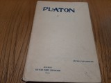 PLATON - Vol. I - Apologia, Ruthyphron, Kriton - C. Papacostea - 1930, 121p