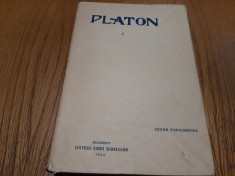 PLATON - Vol. I - Apologia, Ruthyphron, Kriton - C. Papacostea - 1930, 121p
